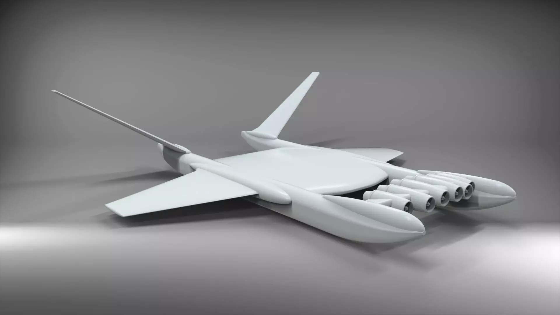 Ekranoplan sea launch Free 3D model