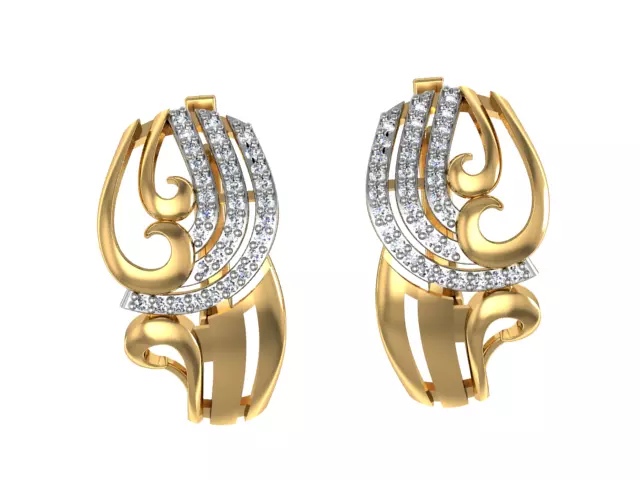 Earrings Ornate set 3D print model