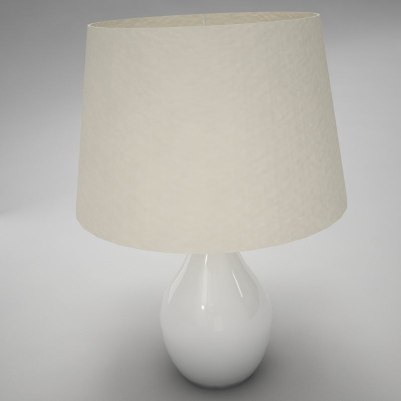 Lamp 04 Low-poly 3D model_4