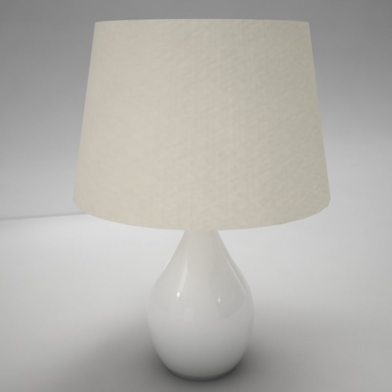 Lamp 04 Low-poly 3D model_3