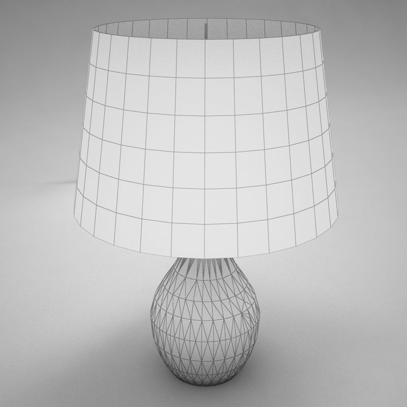 Lamp 04 Low-poly 3D model_8