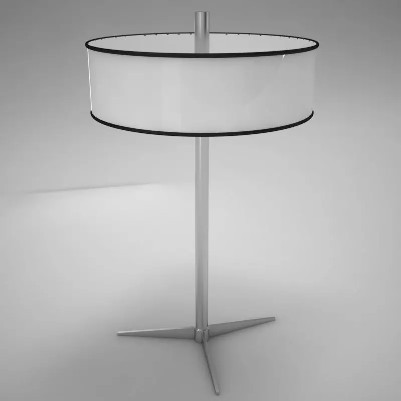 lampara03 table lamp with shade Low-poly 3D model_0