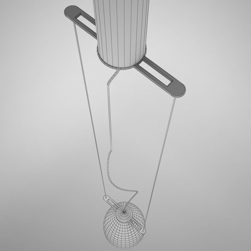 kitchen lamp 3D model_9