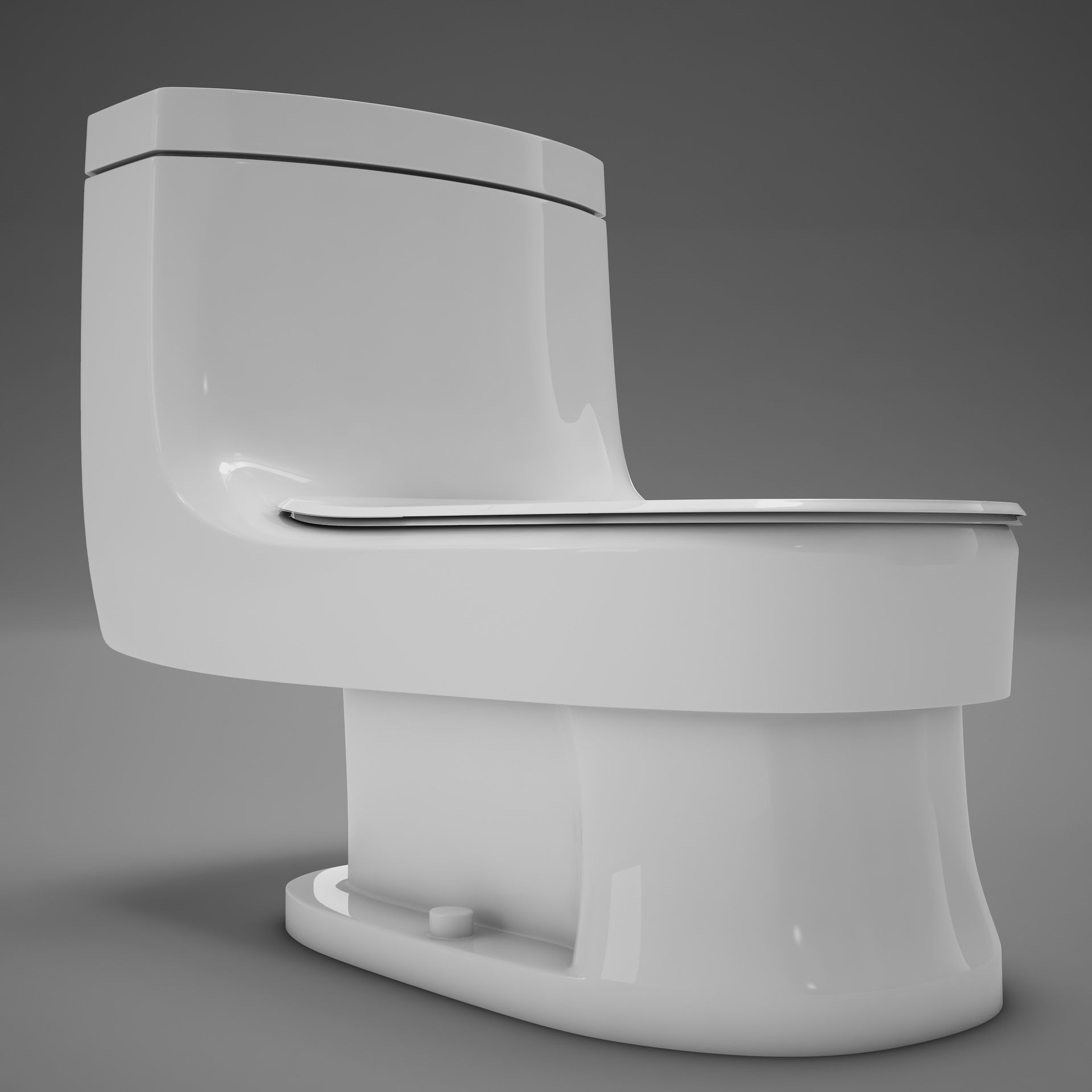 HD Toilet 3D model_3