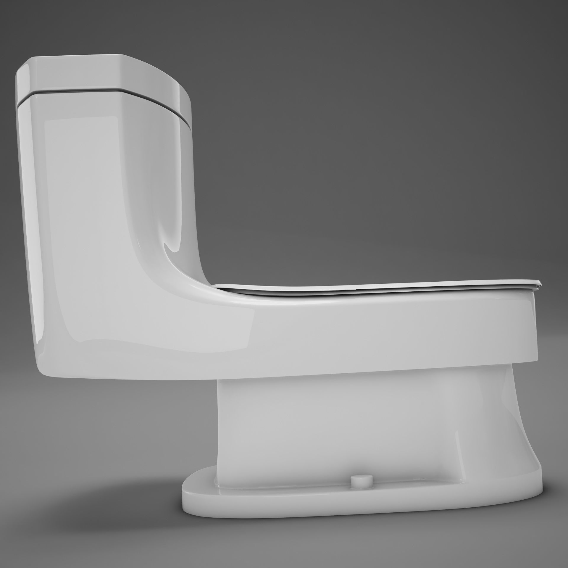 HD Toilet 3D model_5