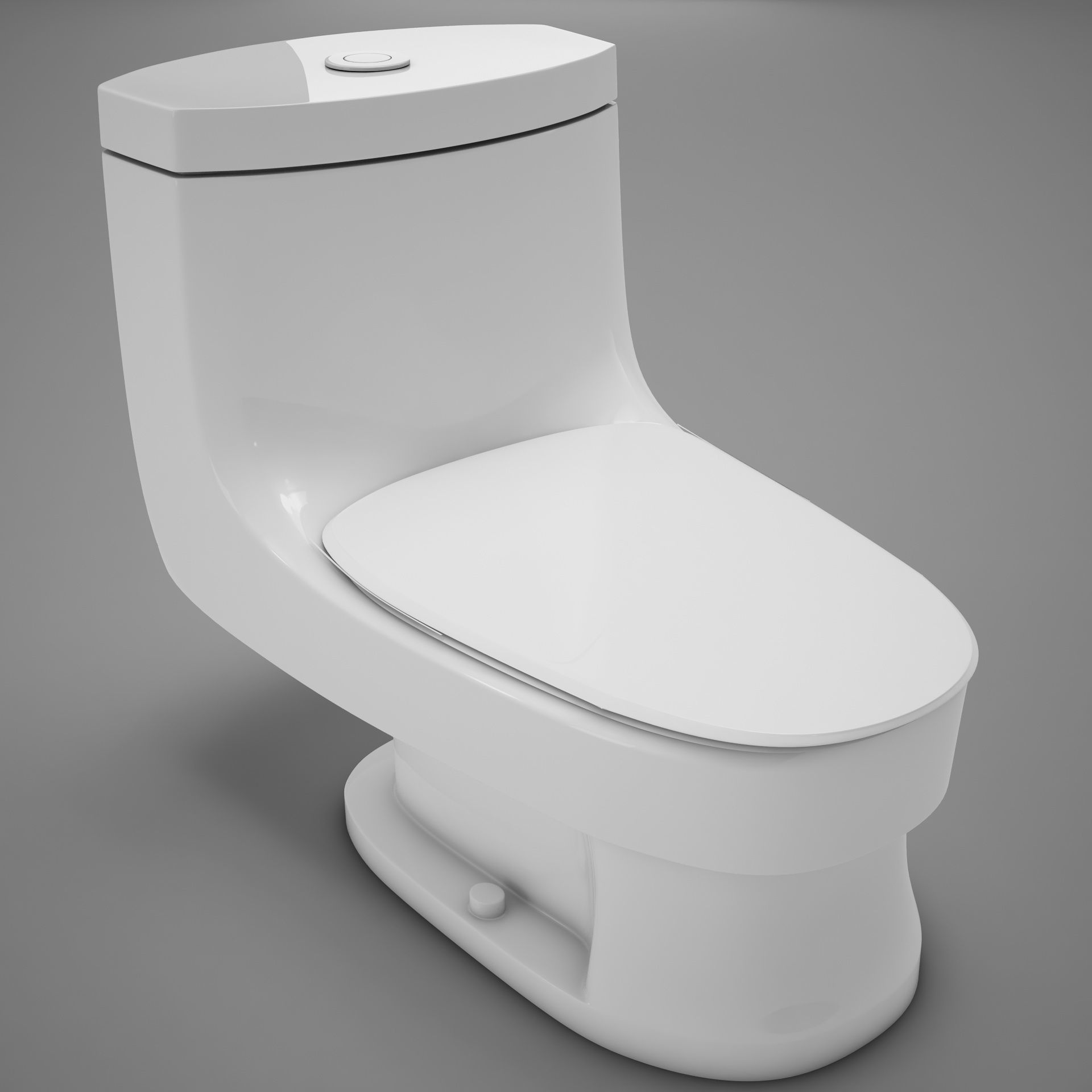 HD Toilet 3D model_12