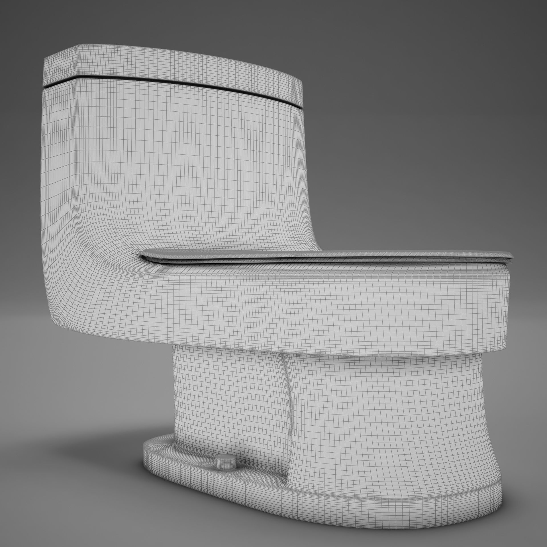HD Toilet 3D model_14