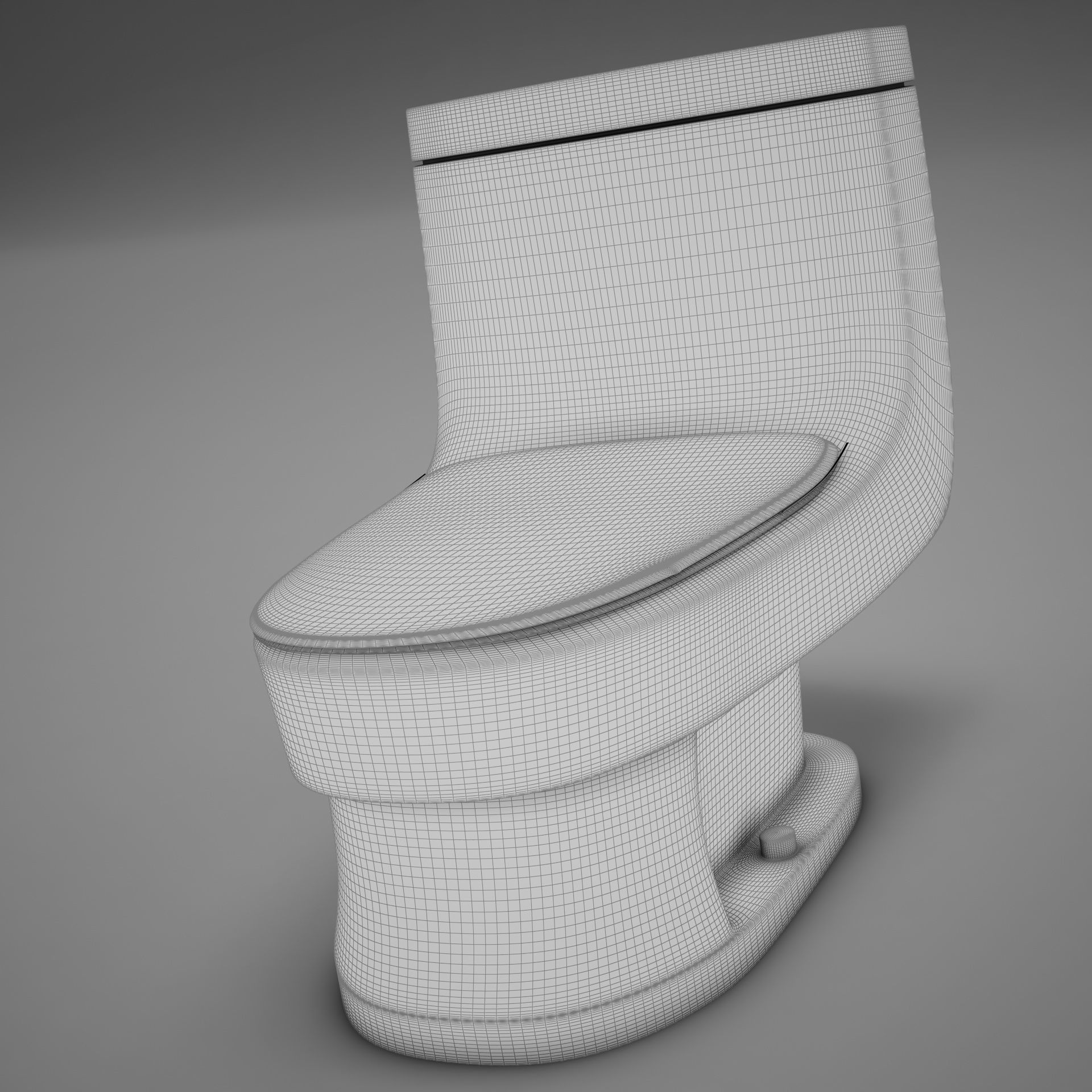 HD Toilet 3D model_21