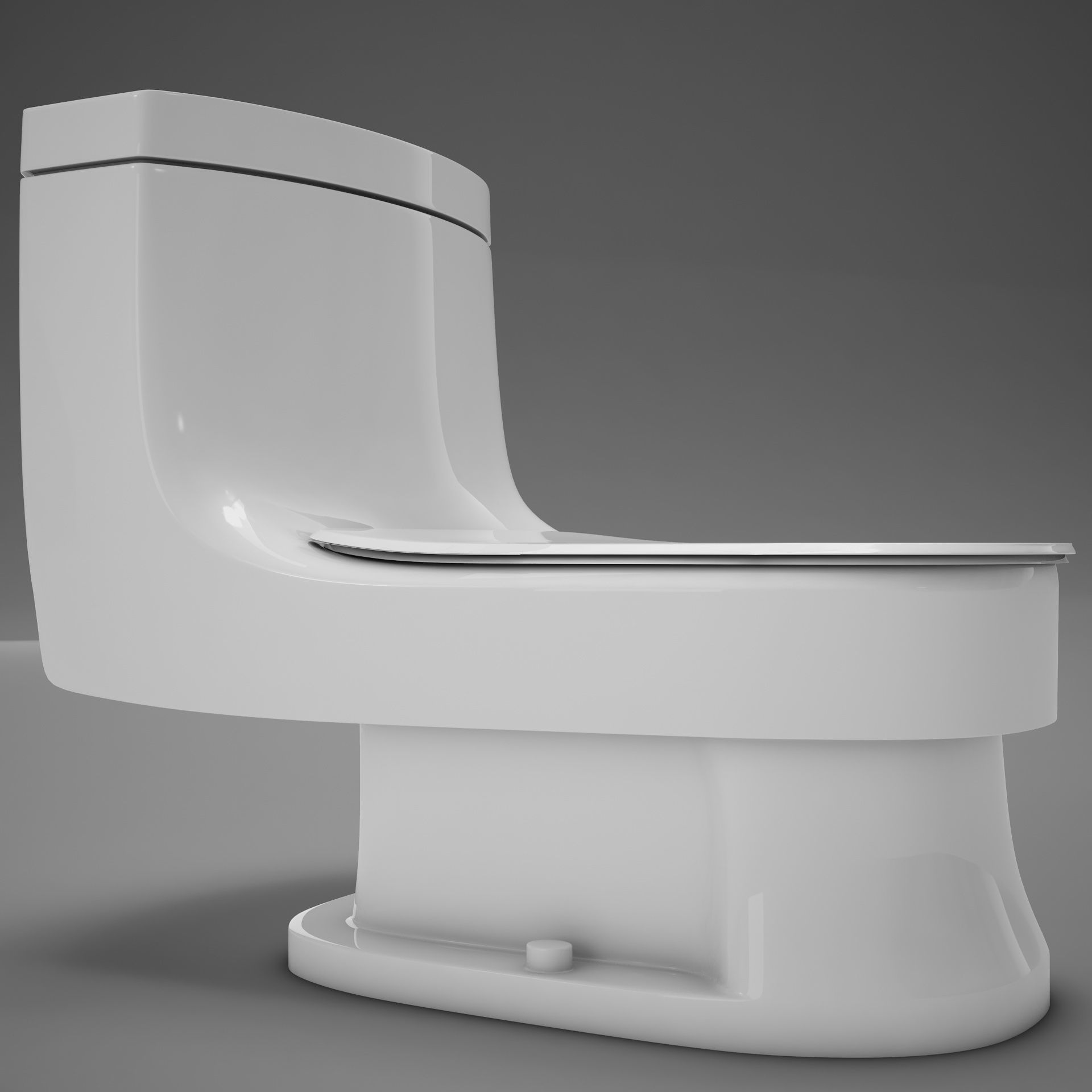 HD Toilet 3D model_1