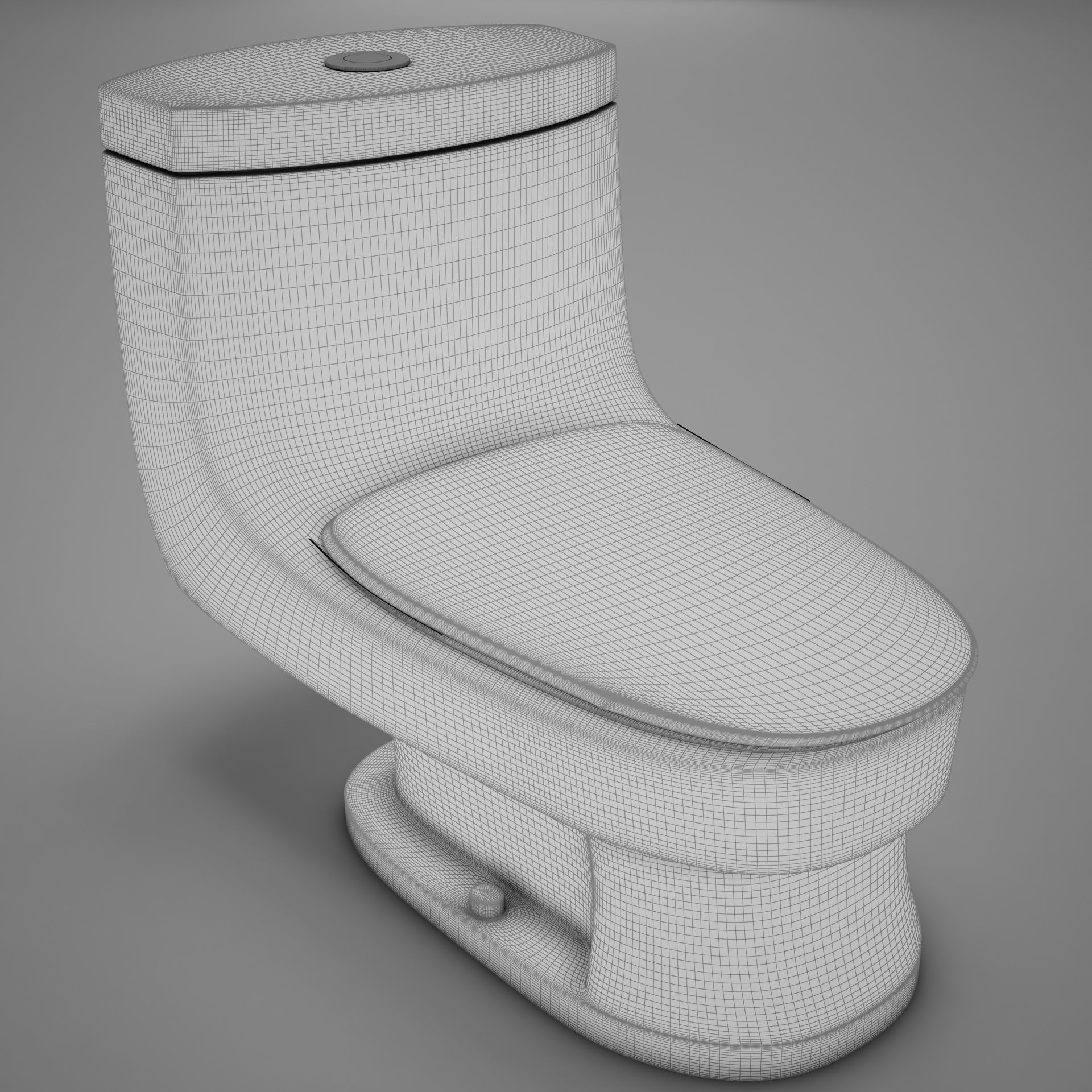 HD Toilet 3D model_24