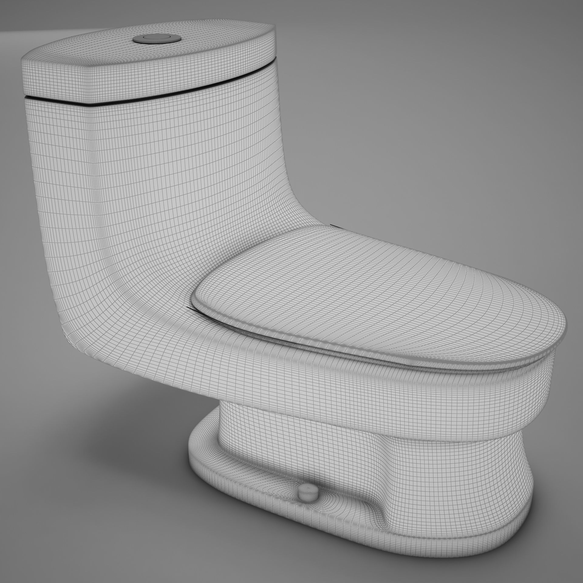 HD Toilet 3D model_25