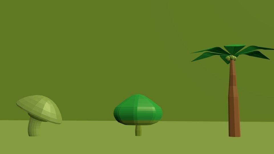 low polly Tree   Free low-poly 3D model_10