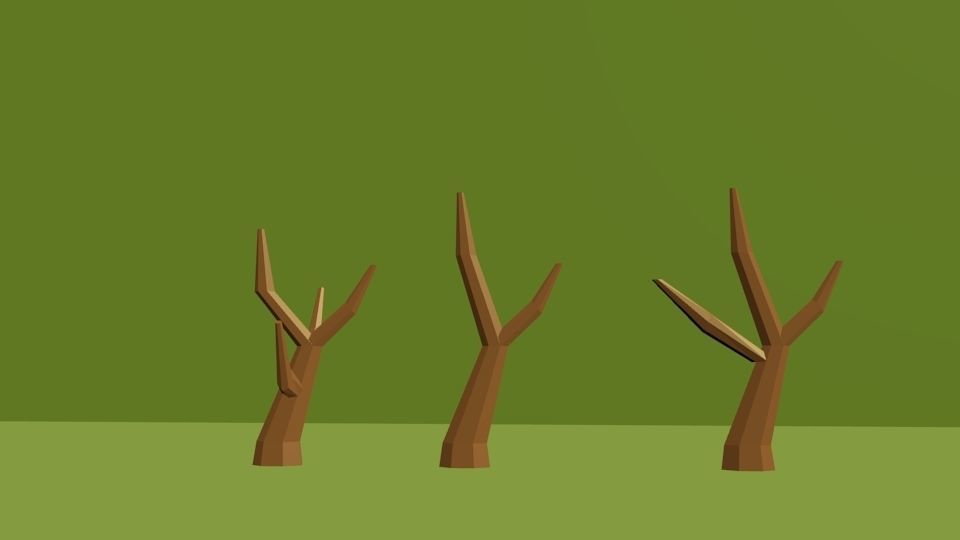 low polly Tree   Free low-poly 3D model_11