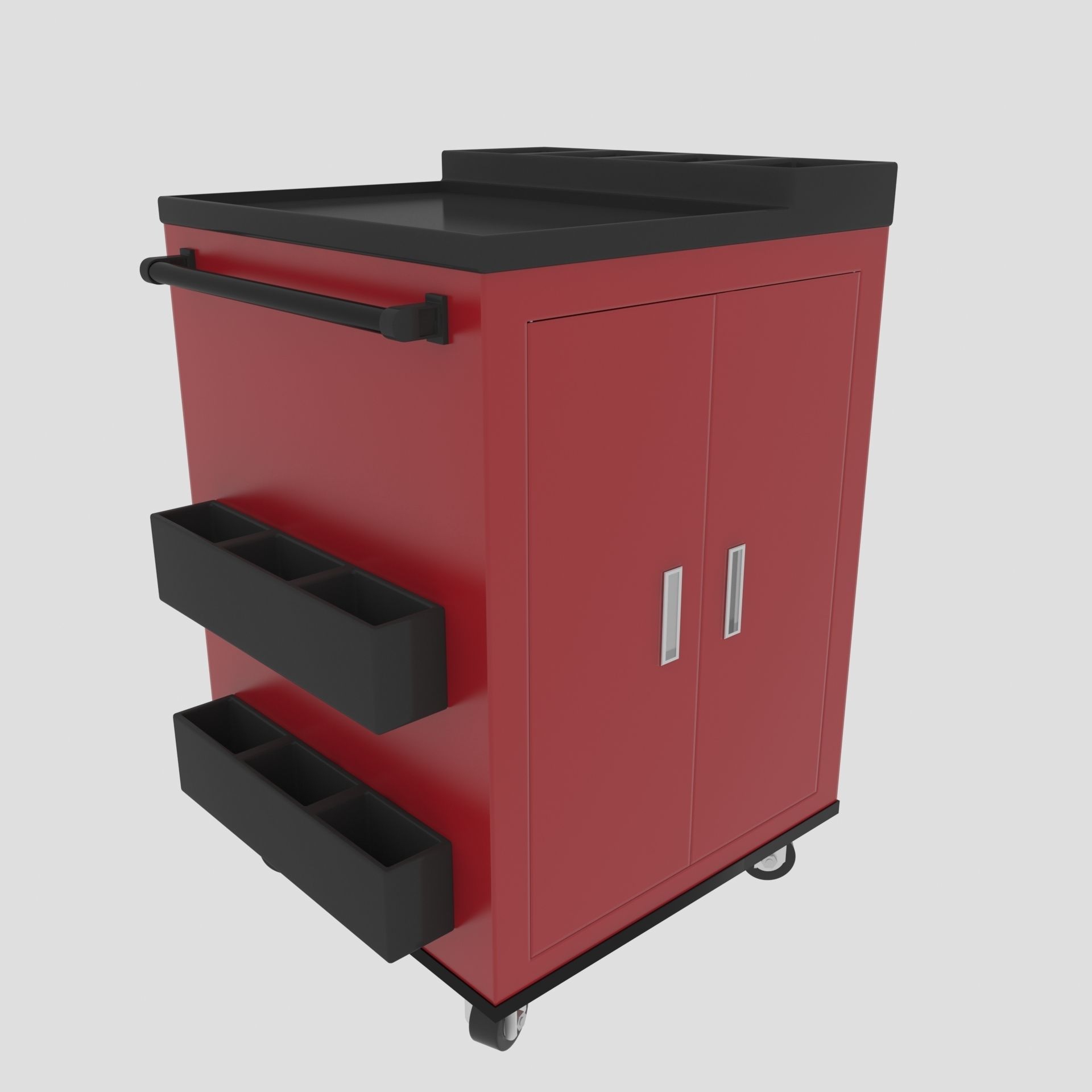 Workshop Service Trolley 3 3D model_5