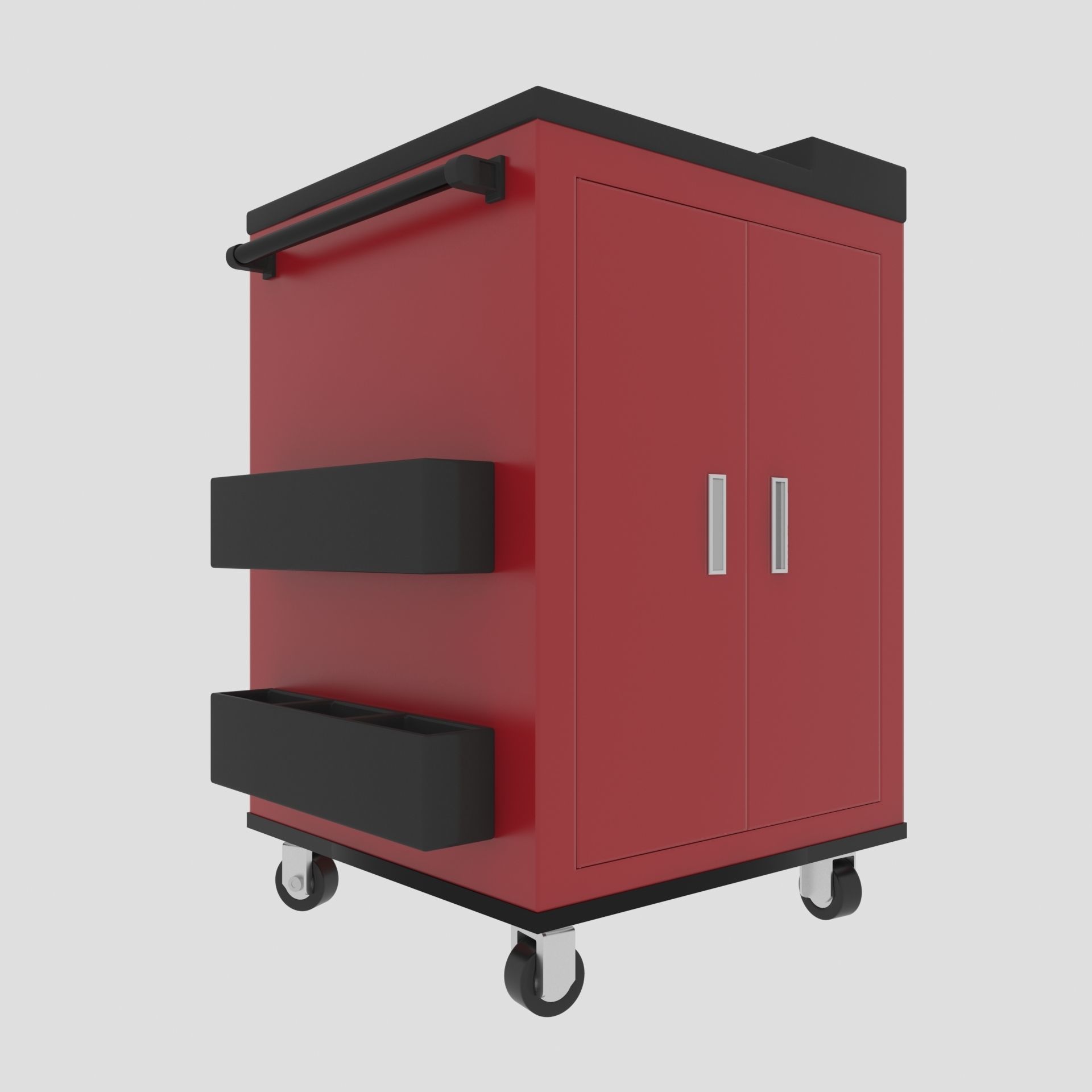 Workshop Service Trolley 3 3D model_10