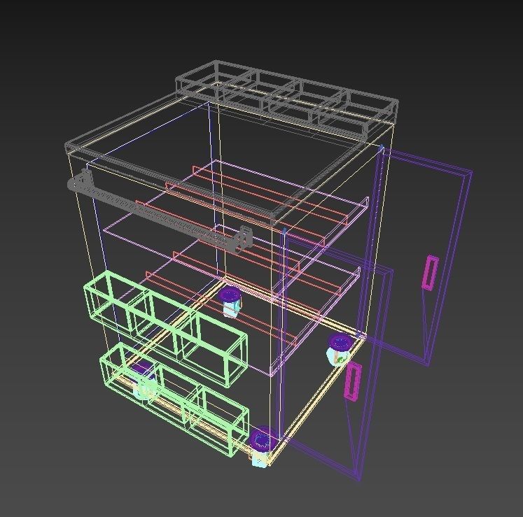 Workshop Service Trolley 3 3D model_19