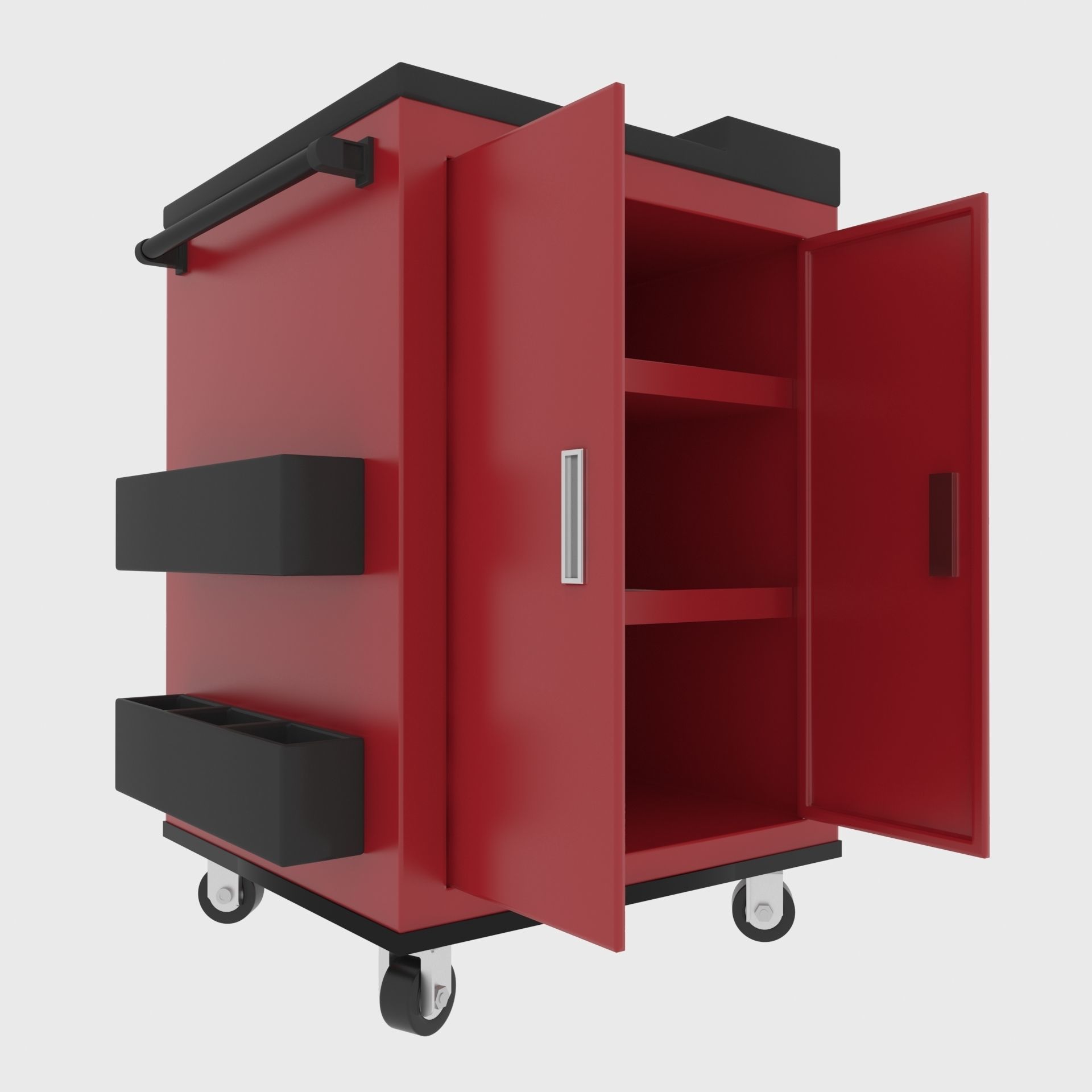 Workshop Service Trolley 3 3D model_6
