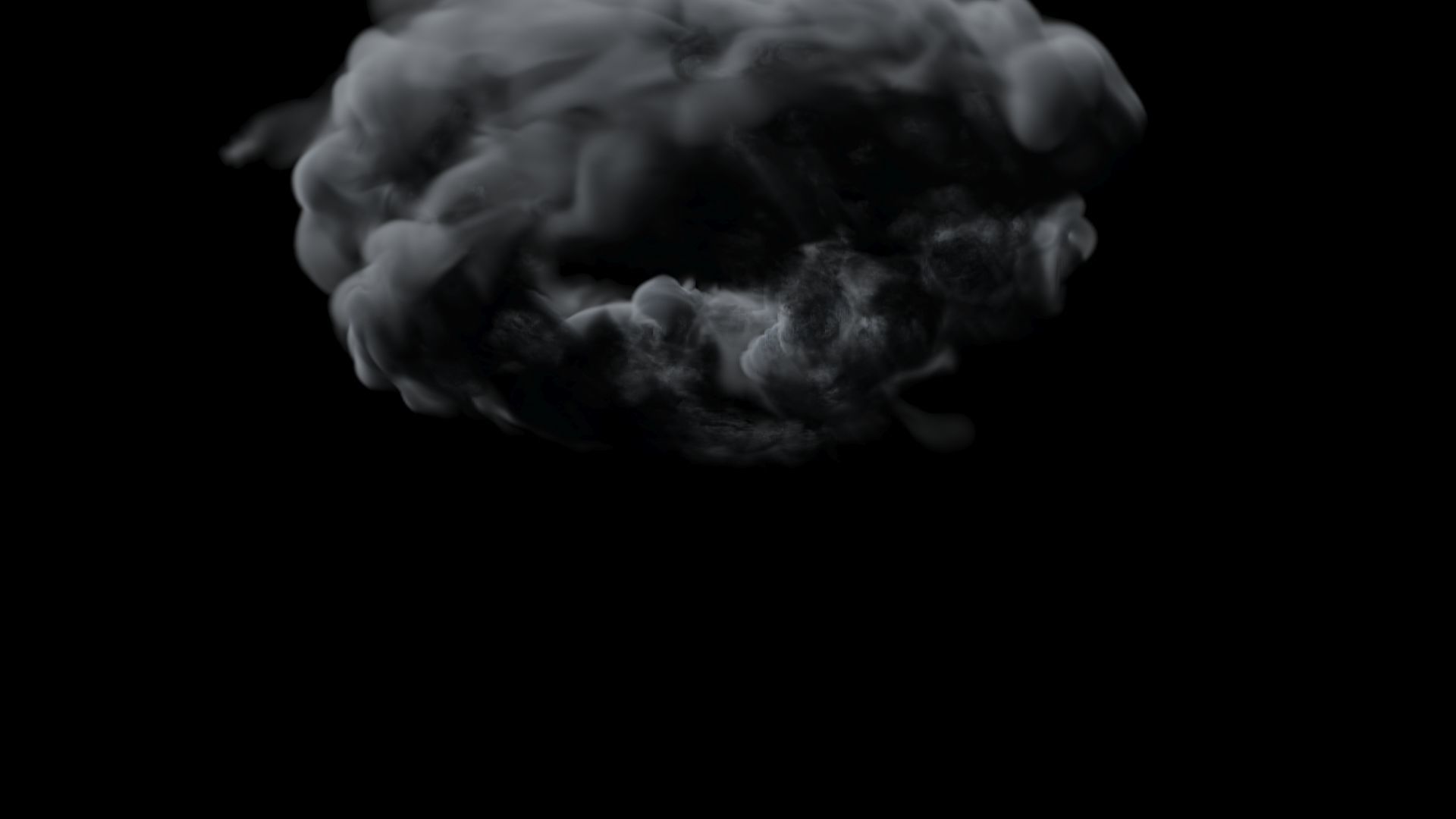 Swirly Menacing Clouds 3D model_7