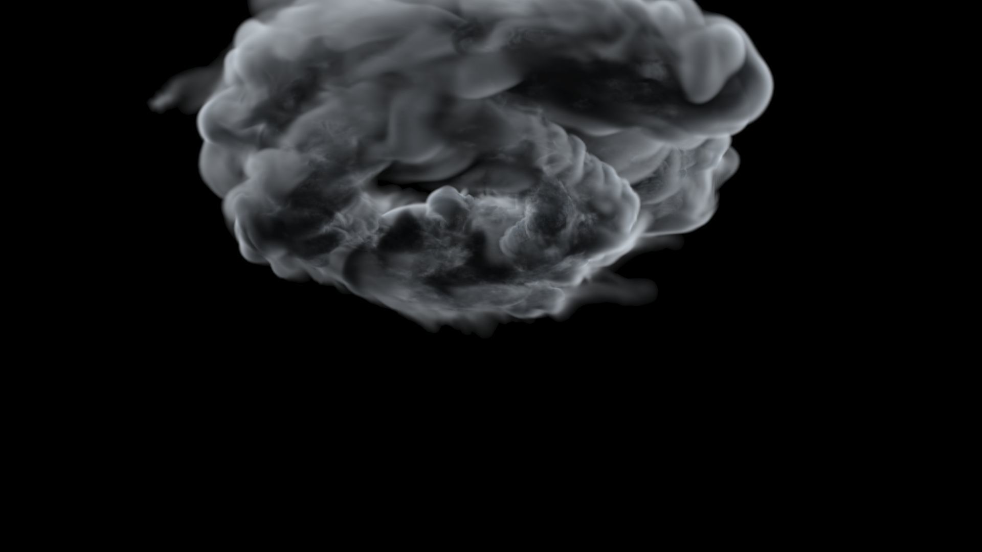 Swirly Menacing Clouds 3D model_9