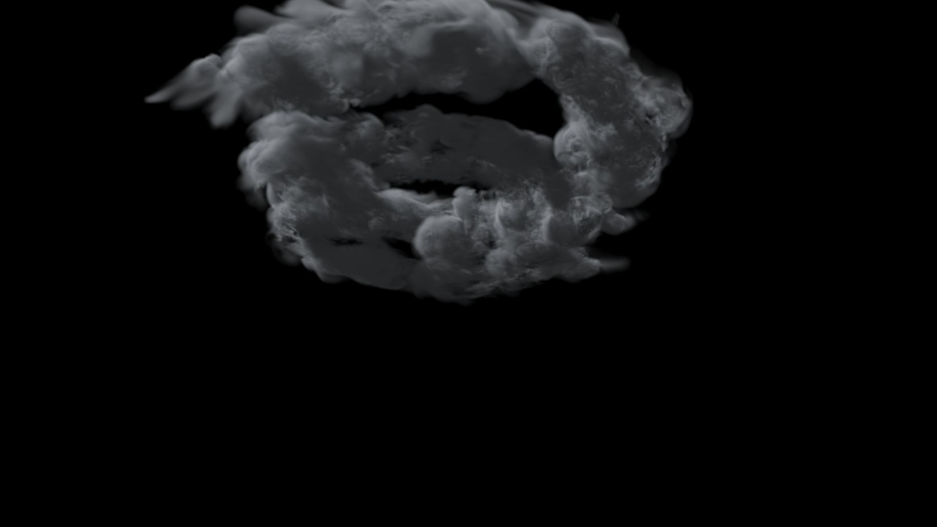 Swirly Menacing Clouds 3D model_2