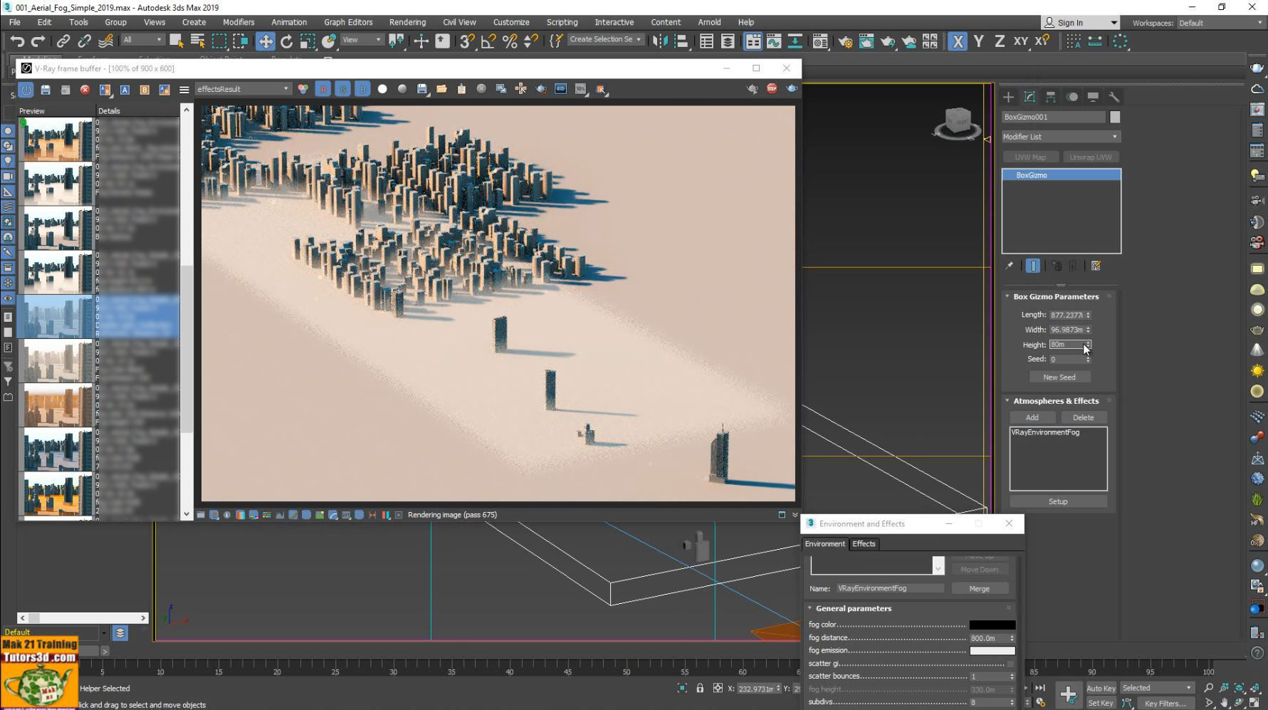 008 Vray Next 3ds max Effetti Volumetrici Tutorial MP4 3D model_4