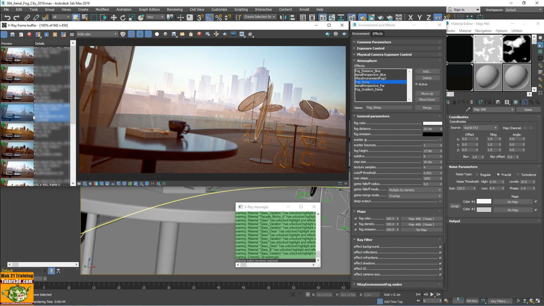008 Vray Next 3ds max Effetti Volumetrici Tutorial MP4 3D model_3