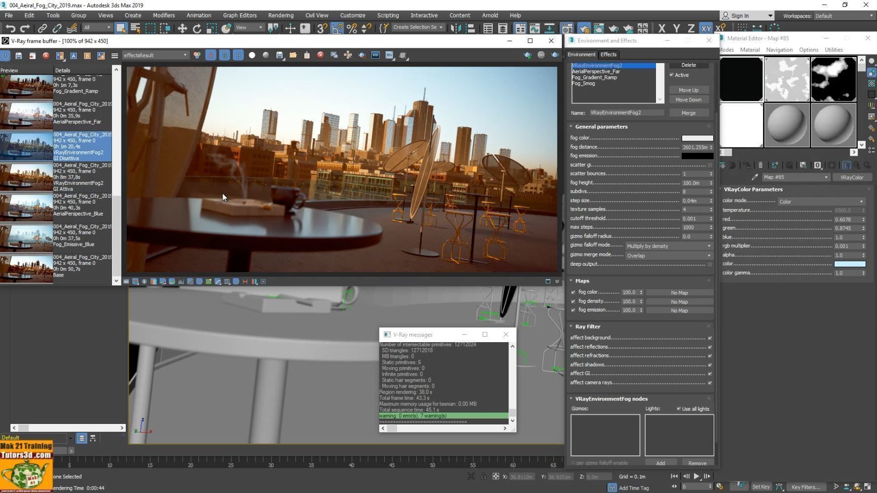 008 Vray Next 3ds max Effetti Volumetrici Tutorial MP4 3D model_7