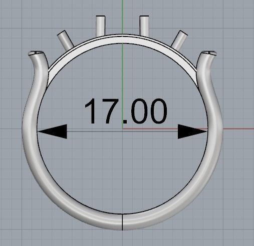 Pearl Ring 3D model_2