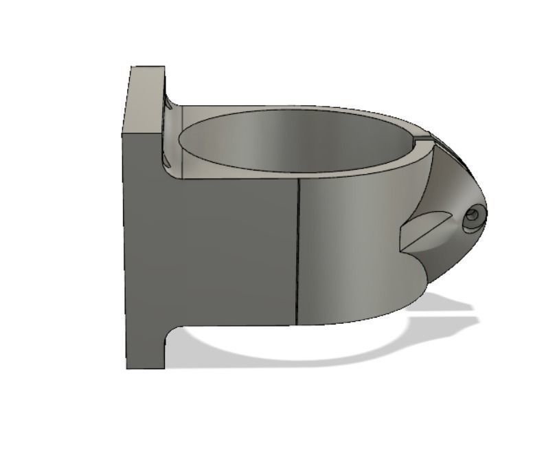 CNC Router holder 65mm Free 3D print model_7