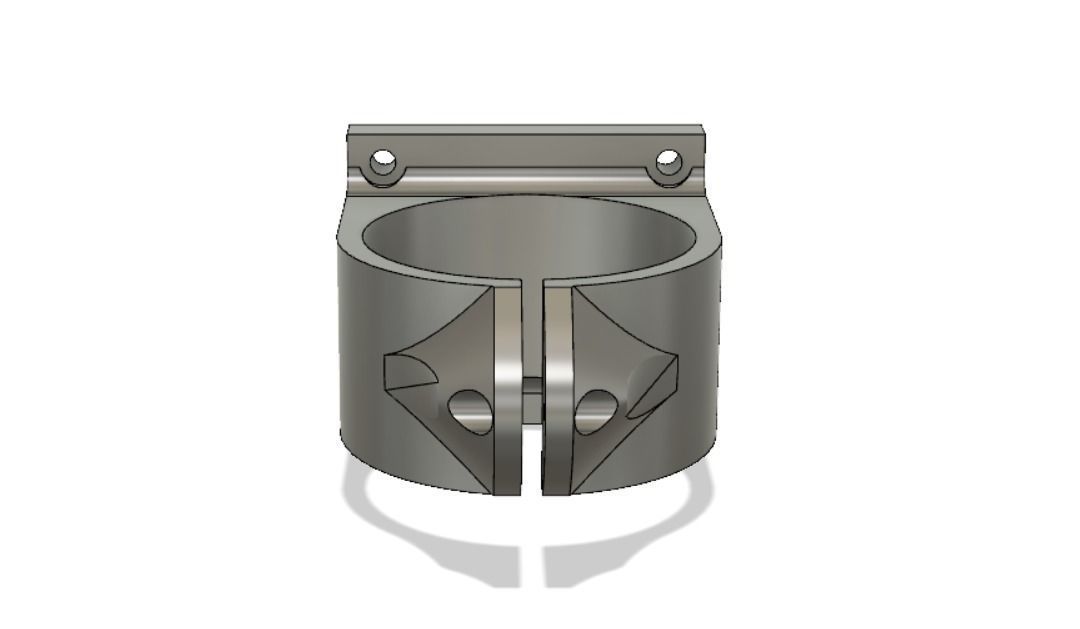 CNC Router holder 65mm Free 3D print model_1