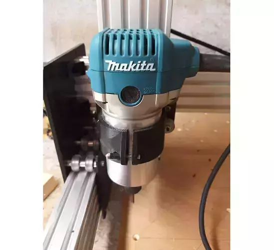 CNC Router holder 65mm Free 3D print model