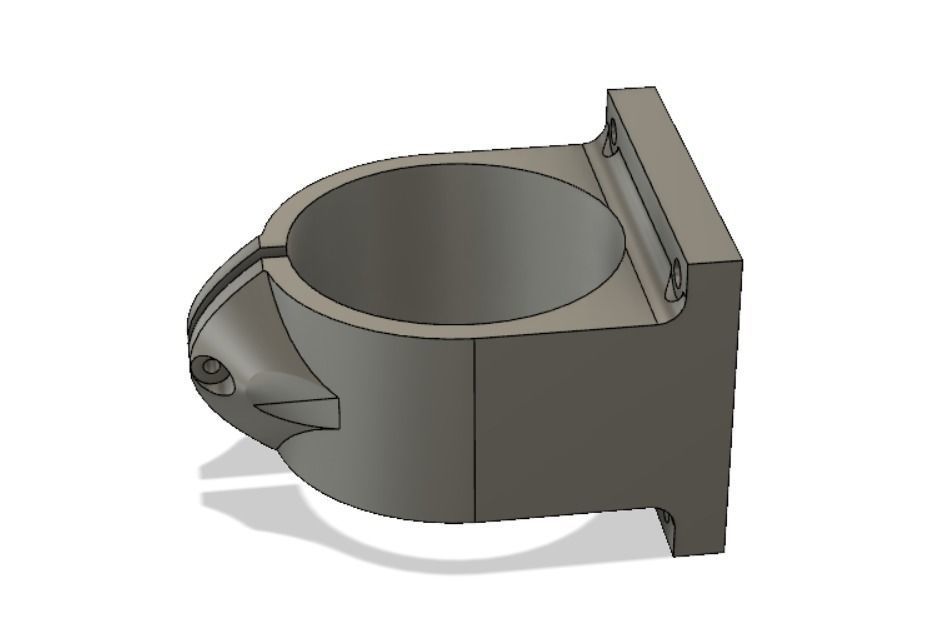 CNC Router holder 65mm Free 3D print model_3