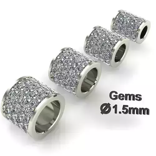 CHARMS diamond pave rings