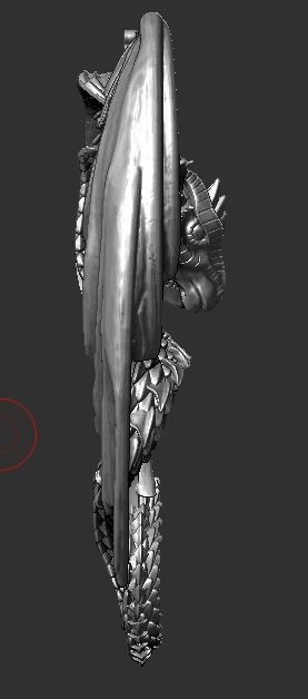 dragon book cross 3D print model_2