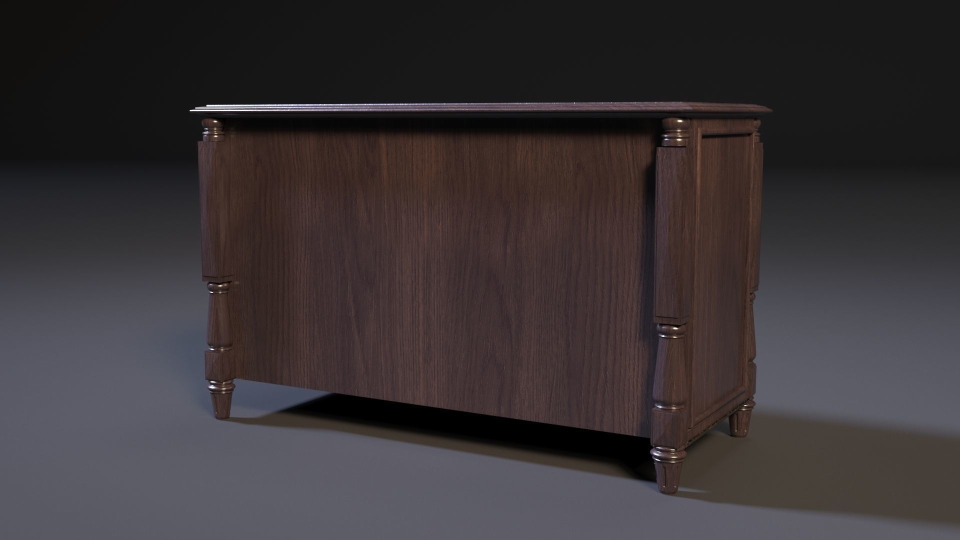 Chest of drawers 3D model_3