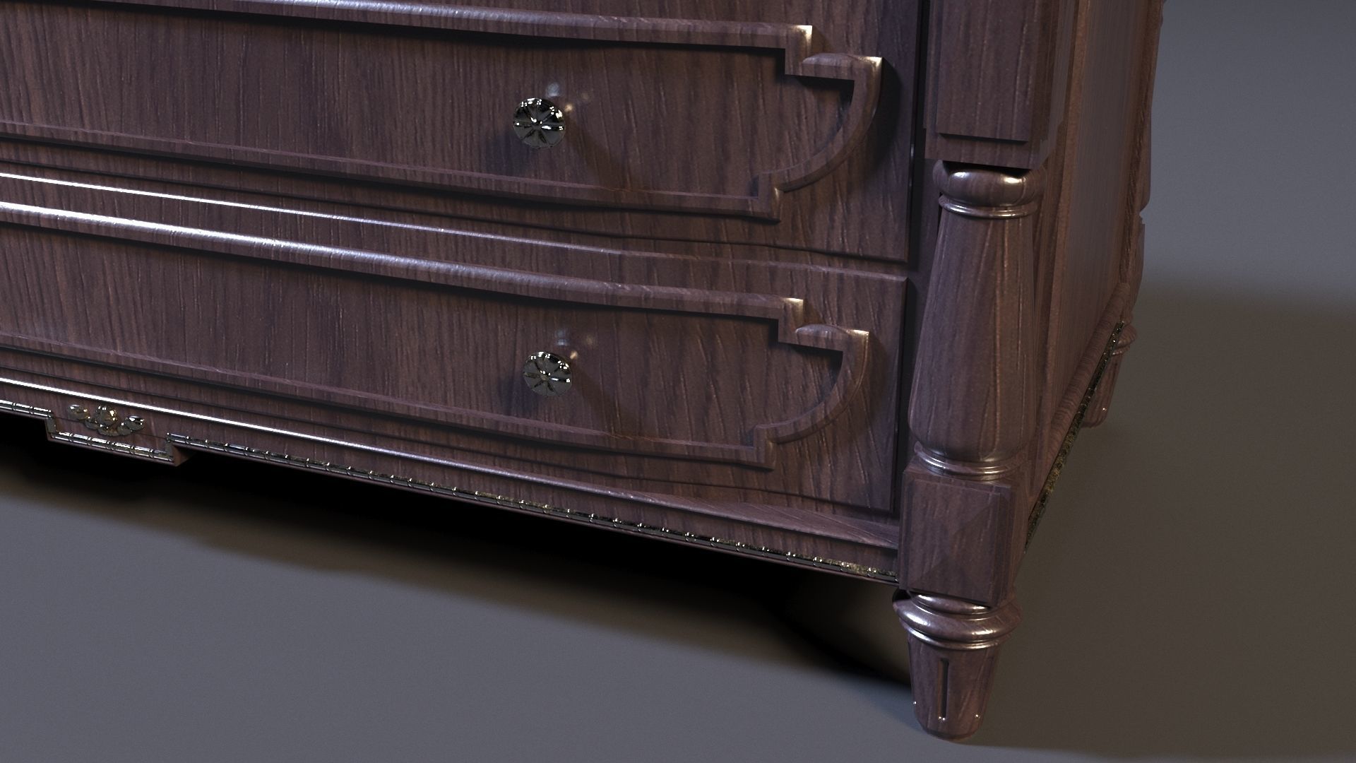 Chest of drawers 3D model_4