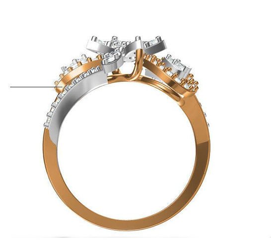 PREMIUM DIAMOND RING 2 3D print model