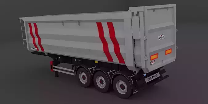 Hurda Damperi Low-poly 3D model