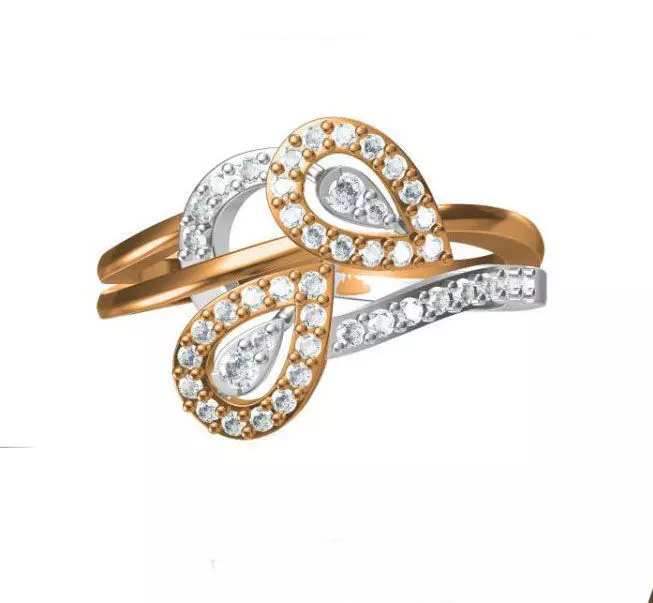 PREMIUM DIAMOND RING 3 Free 3D print model
