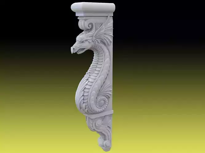 Draco baluster 3D print model