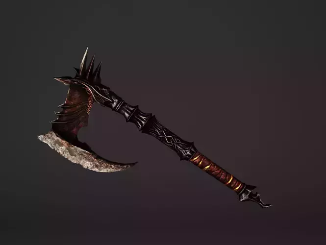 Spike Waraxe Low-poly 3D model