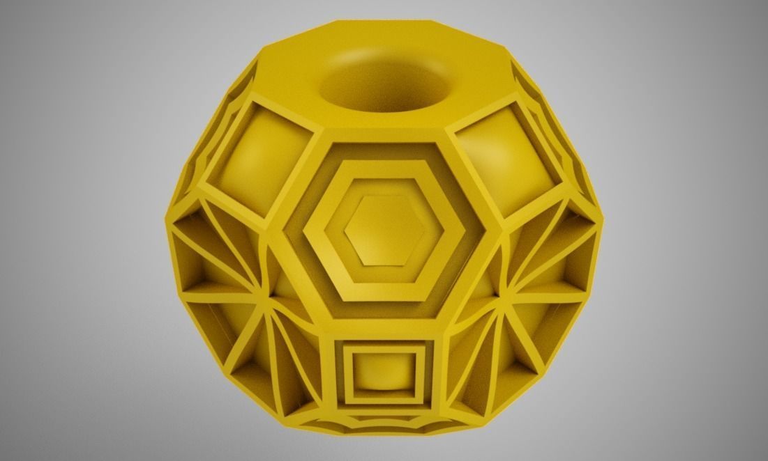 Geometric Bead 2 3D print model_12