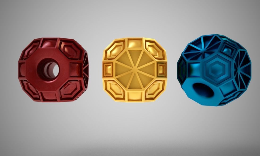 Geometric Bead 2 3D print model_5