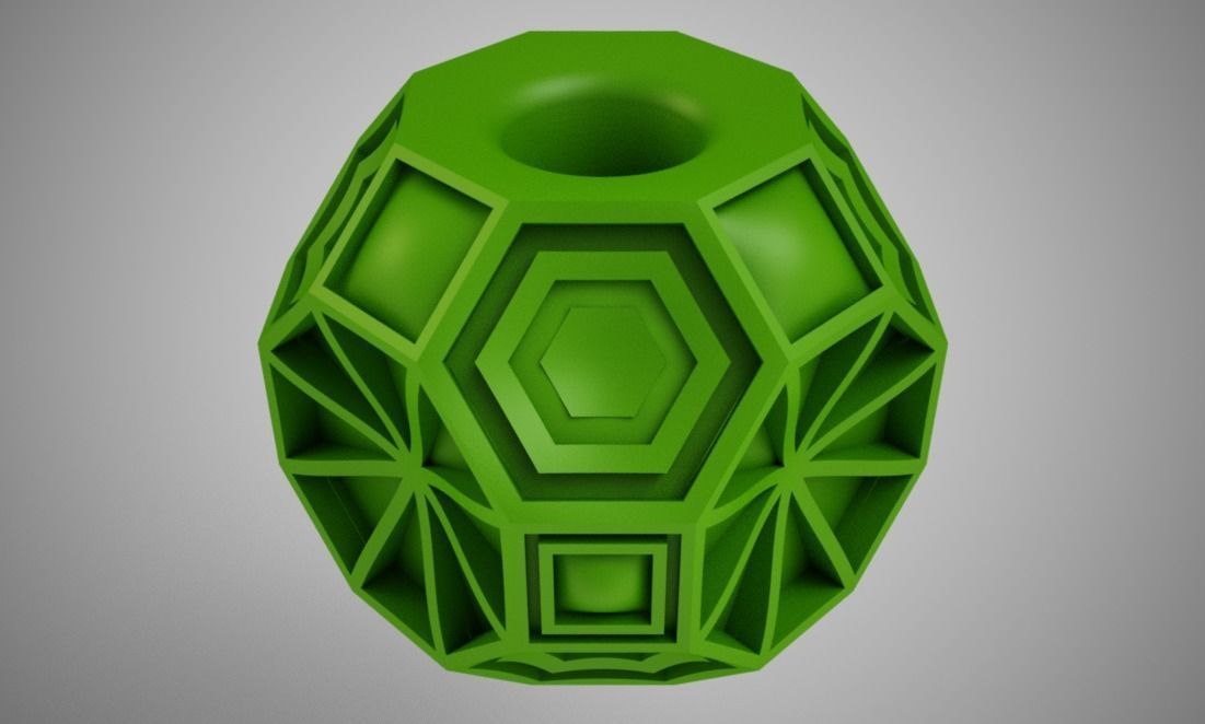 Geometric Bead 2 3D print model_11