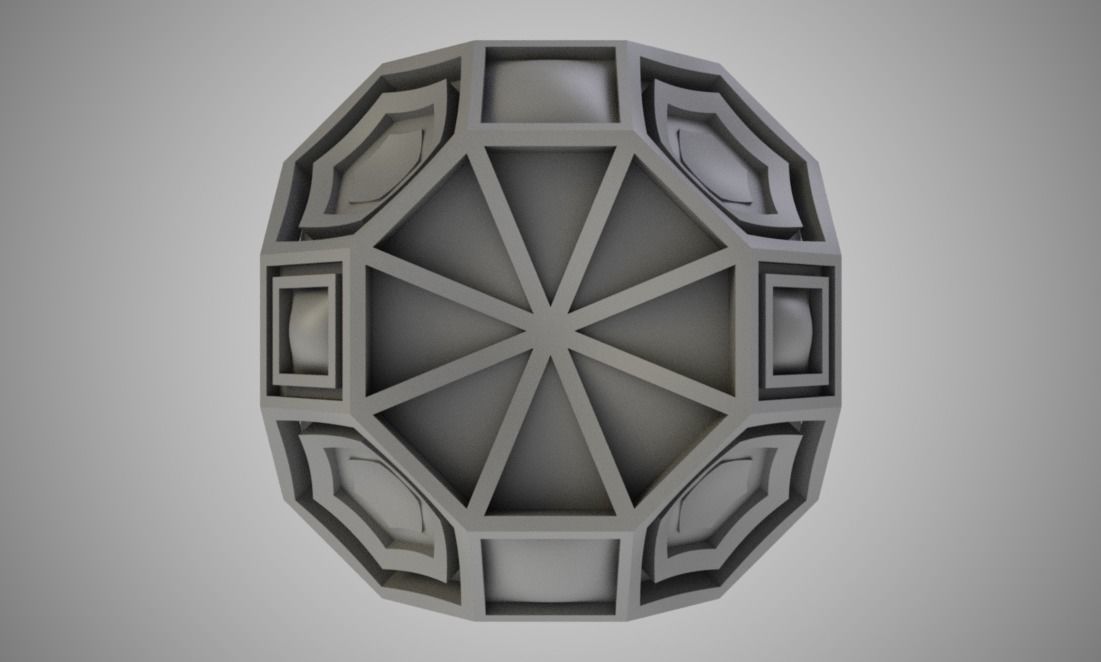 Geometric Bead 2 3D print model_6