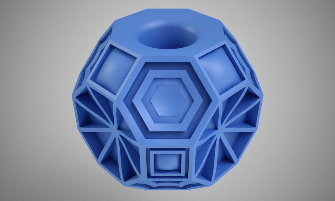 Geometric Bead 2 3D print model_10
