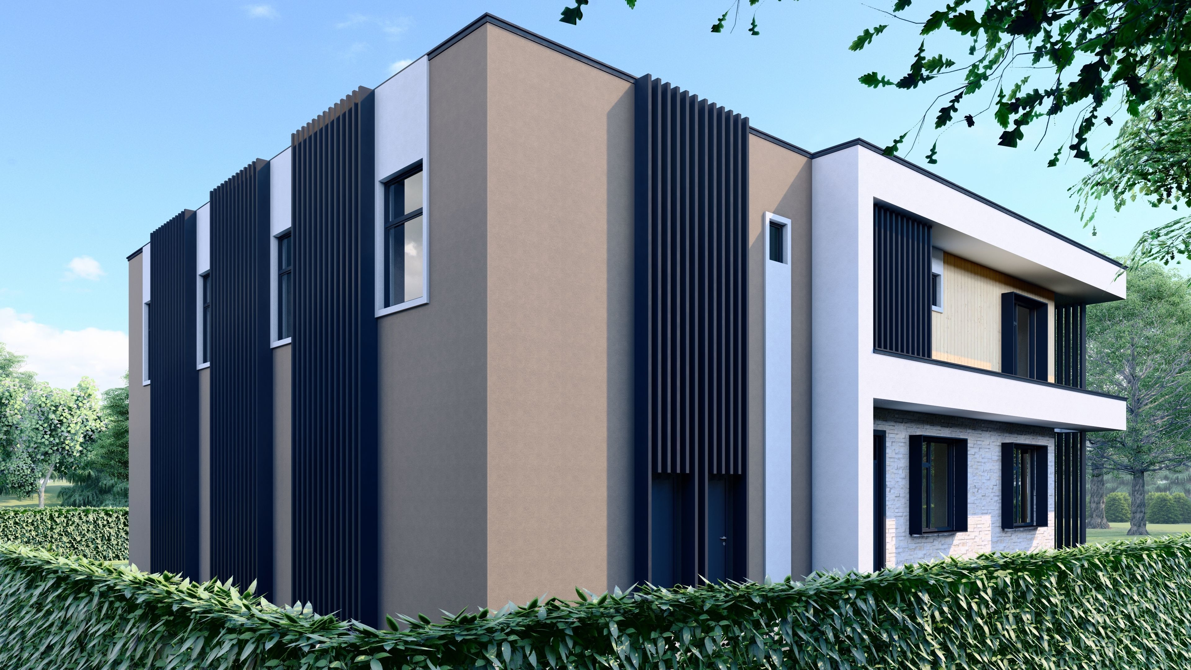 Modern House - ABD Low-poly 3D model_2