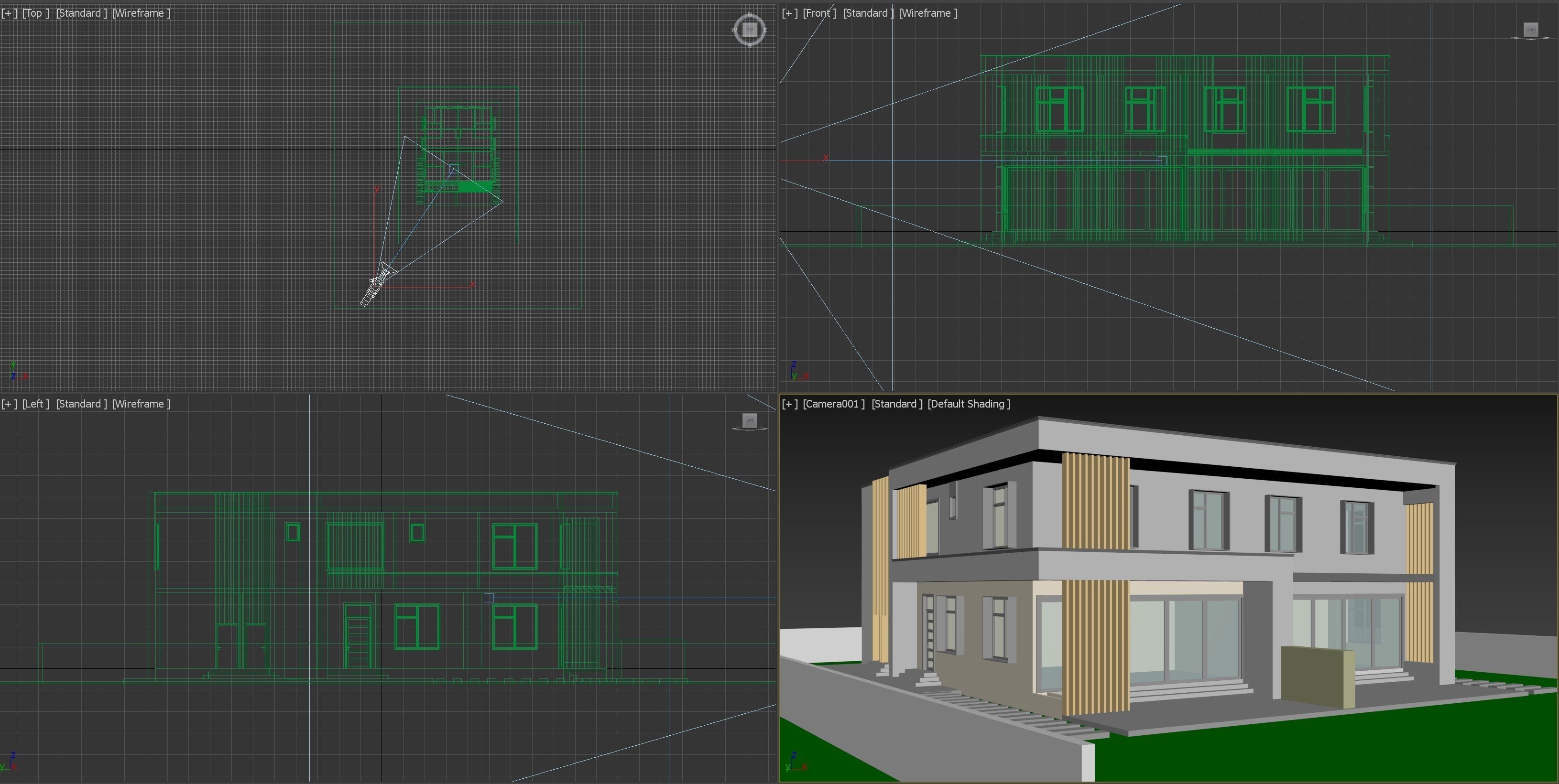 Modern House - ABD Low-poly 3D model_3