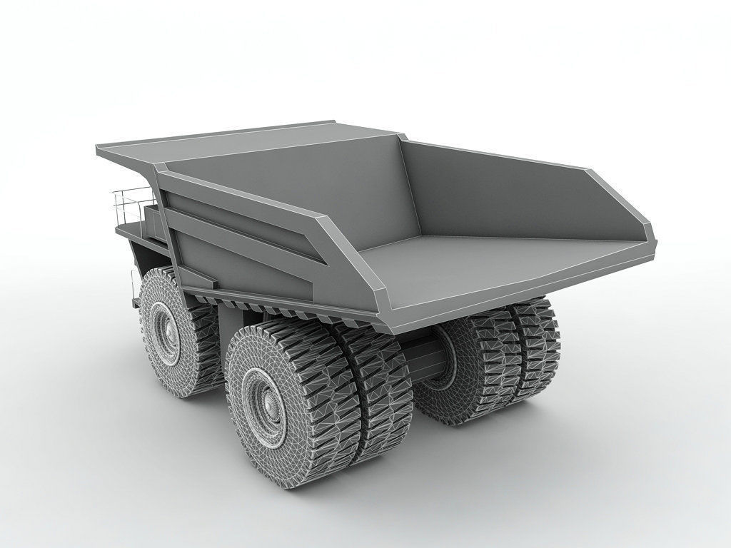 Dump Haul Truck 930E 3D model_4