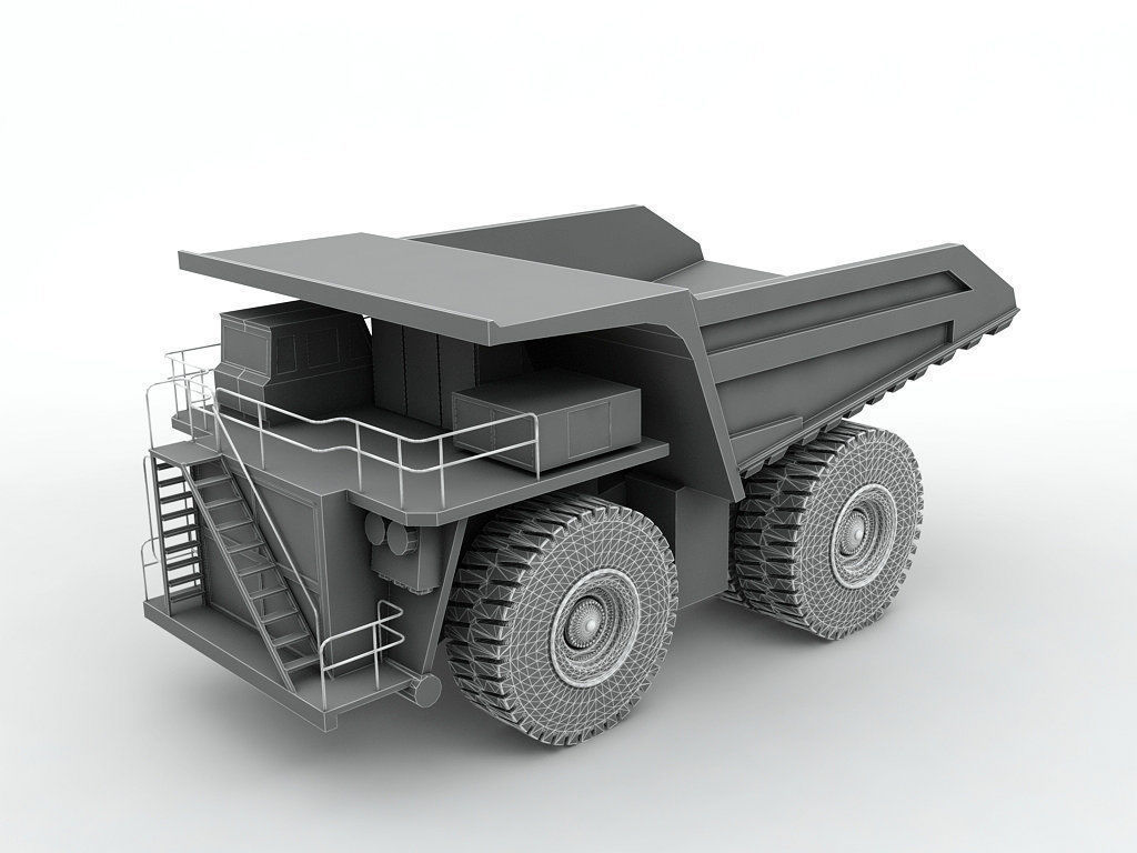Dump Haul Truck 930E 3D model_3